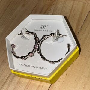 BP Pink and Silver Earrings